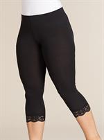 Sandgaard - Oslo Capri Leggings med Blonde, Sort